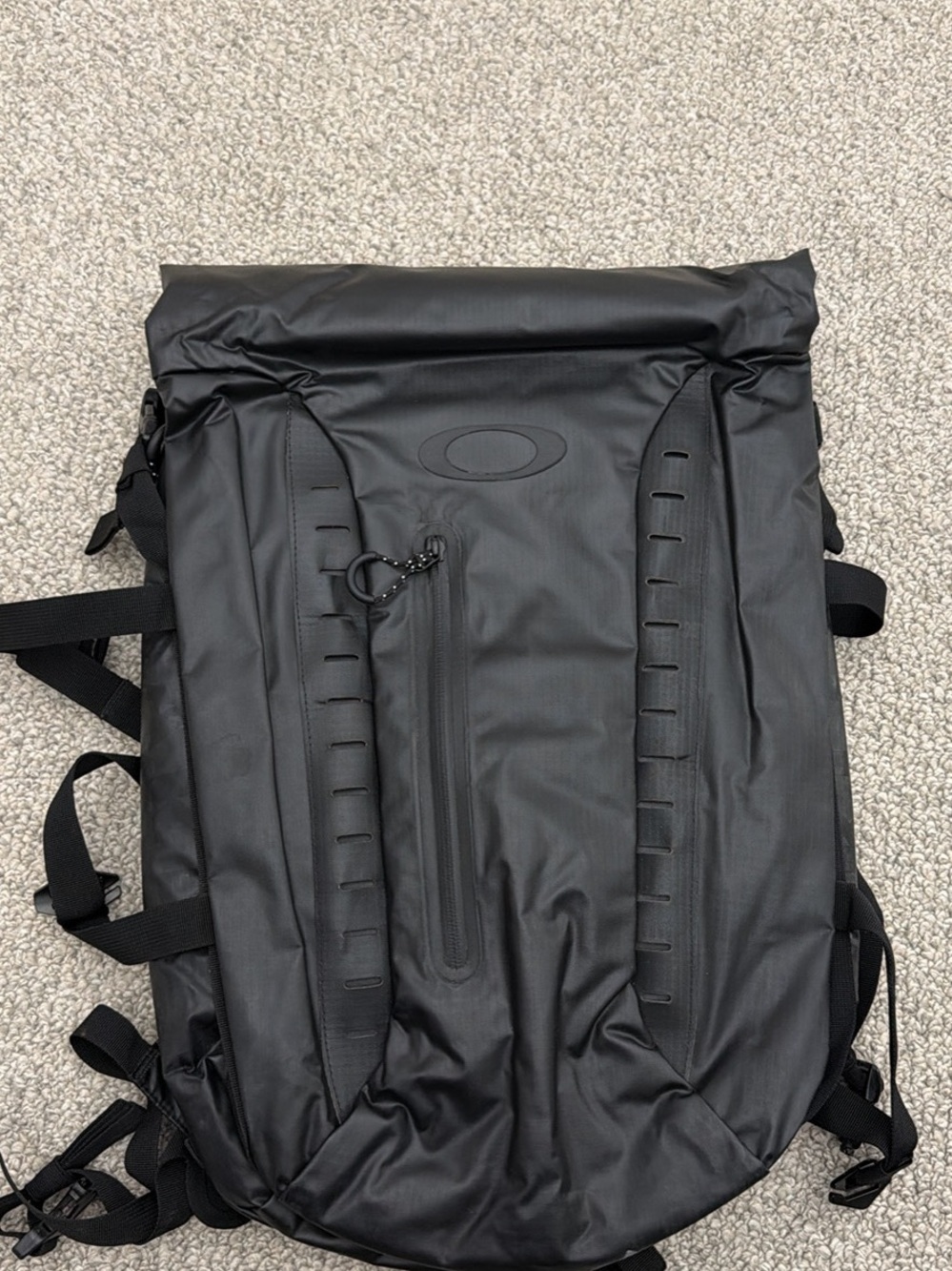 Oakley Black Roll-Top Tactical Backpack